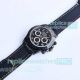 Swiss Replica Rolex BLAKEN Daytona All Black Expandable Leather Strap (7)_th.jpg